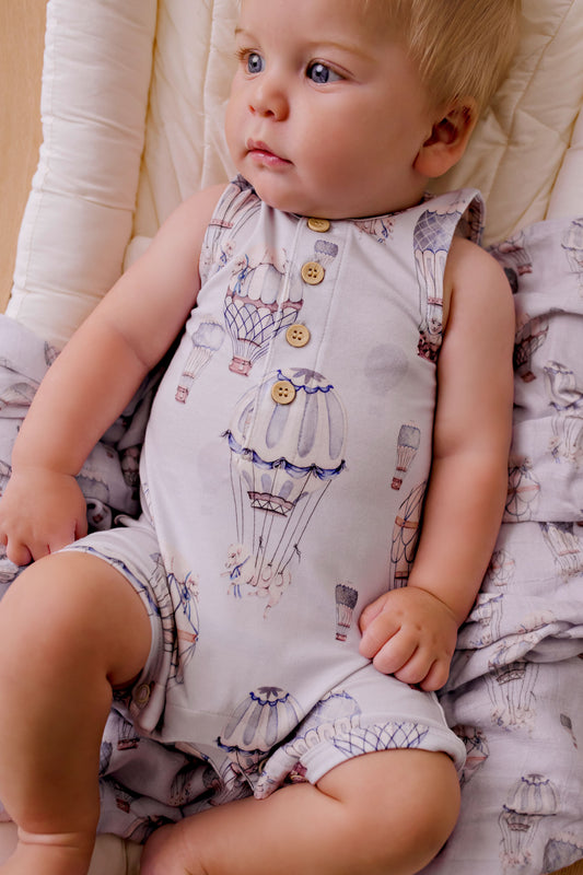 Dreamy Sheep - Sleeveless Romper