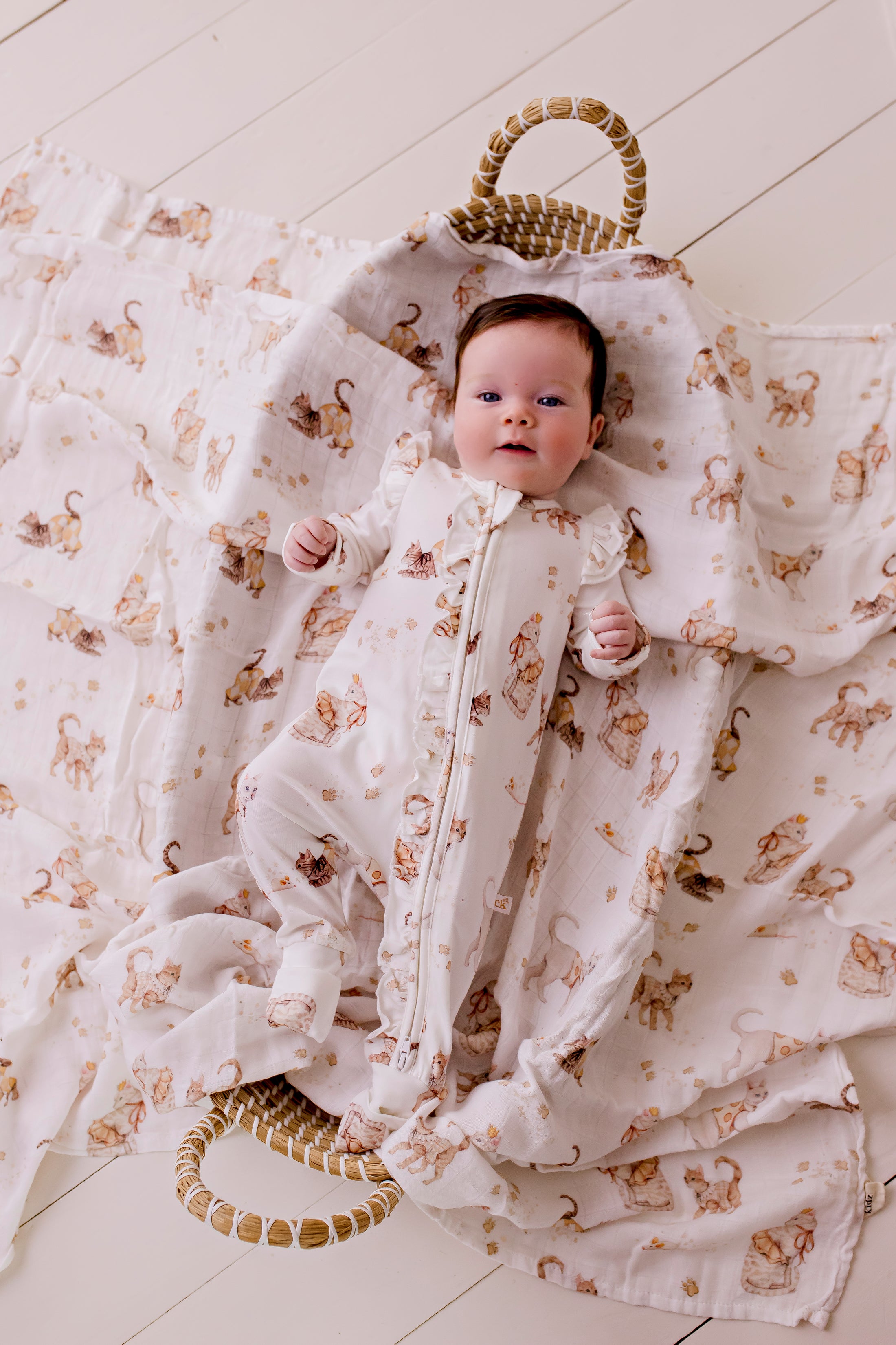 Royal Whiskers - Bamboo Zipsuit