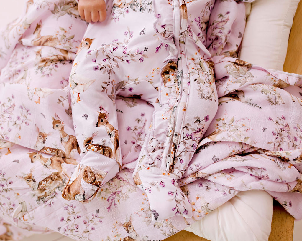 Enchanted Gardens - Bamboo Zipsuit