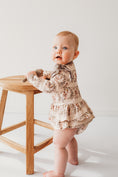 Load image into Gallery viewer, **Size NB left** Onesie Flutter Dress - Vintage Teddies
