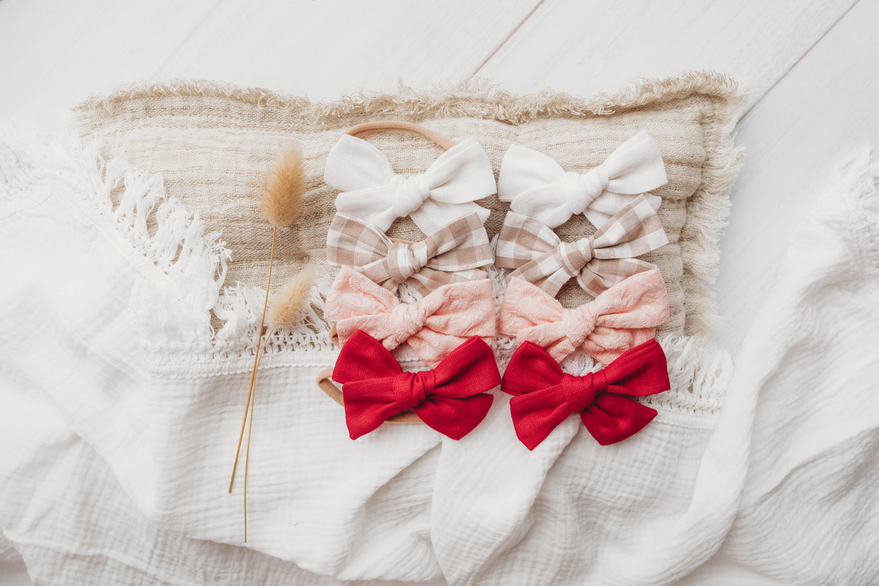 Cherry Tulle Bow