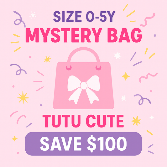 Mystery Bag ✨ "Tutu Cute" Toddler Girls (0-5Y) - 3 Pieces