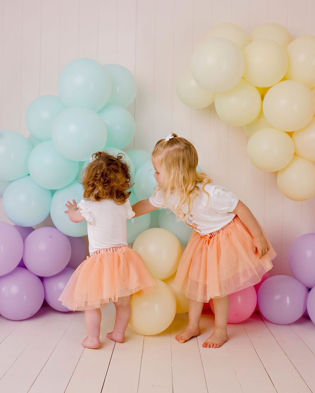 Soft Peach Tulle Skirt