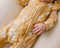 Load image into Gallery viewer, Bamboo Zipsuit - Summer Daisies
