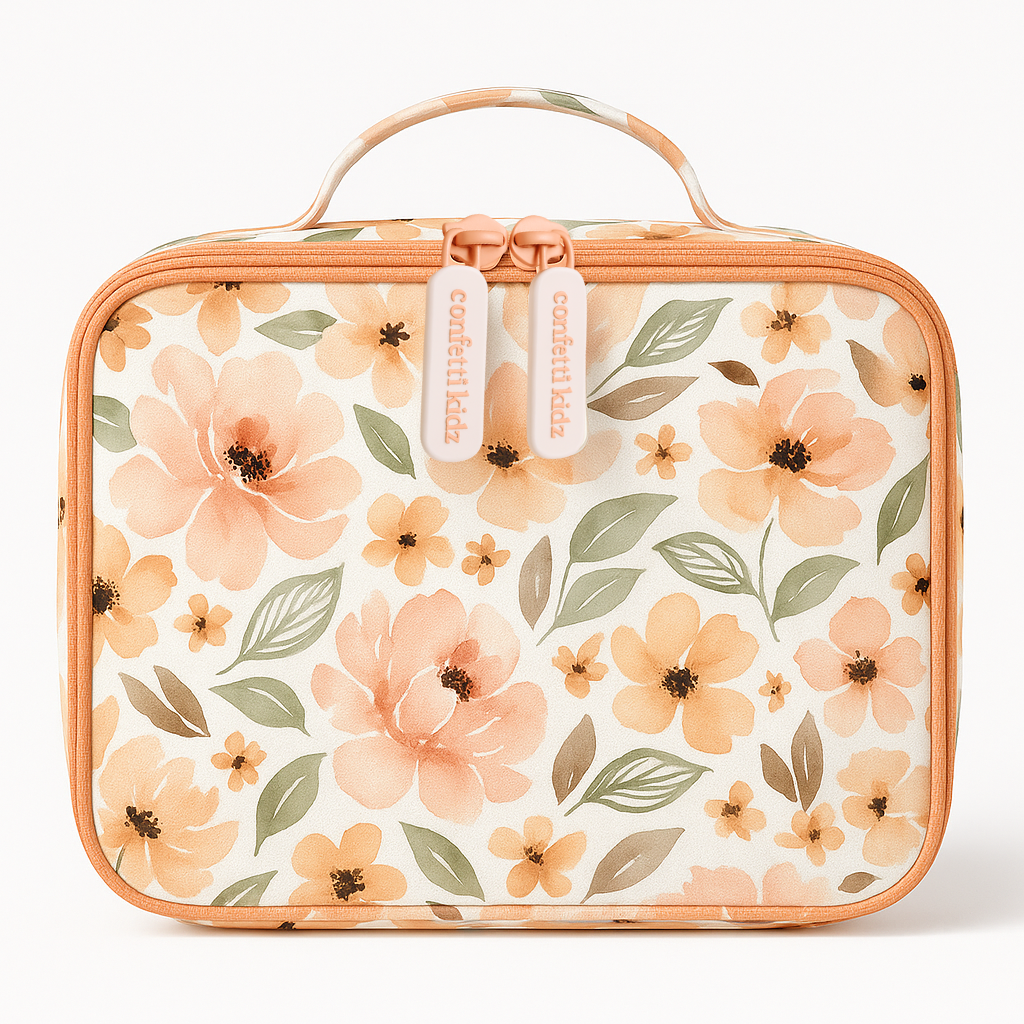 Peach Blossom - Insulated Lunch Bag