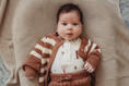 Load image into Gallery viewer, Striped cardigan - Chocolate
