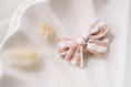 Load image into Gallery viewer, Dusty Pink Gingham Bow - Headband
