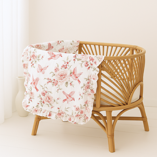 Rose Garden | Muslin Blanket