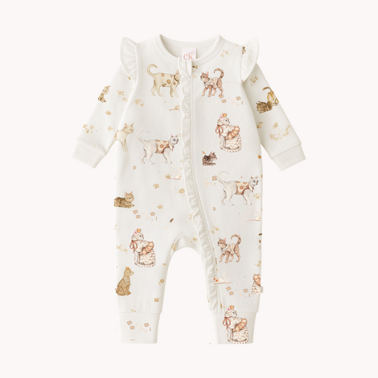 Royal Whiskers - Bamboo Zipsuit