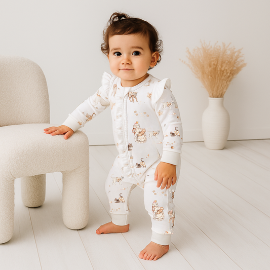 Royal Whiskers - Bamboo Zipsuit