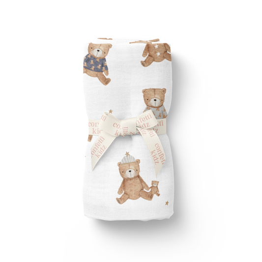 Organic Baby Wrap - Mr. Ted