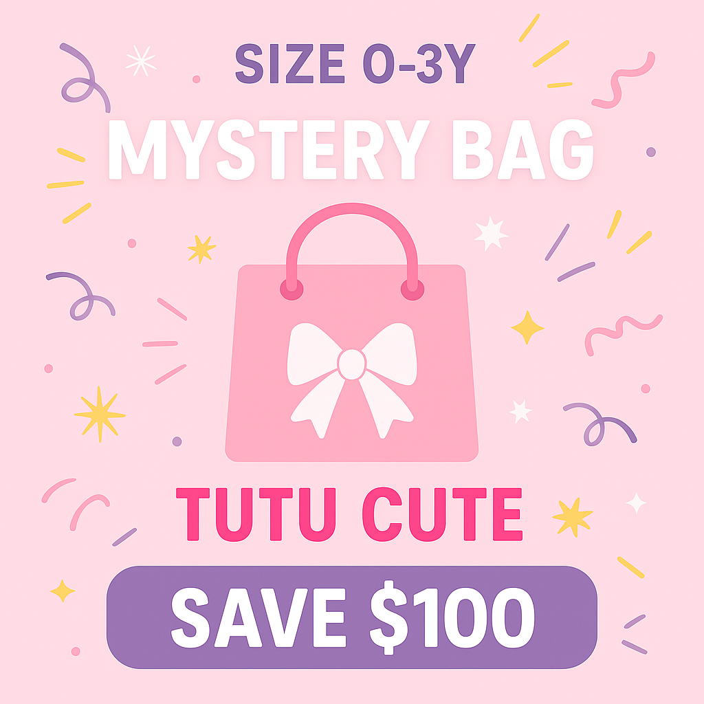Mystery Bag ✨ "Tutu Cute" Toddler Girls (0-3Y) - 4 Pieces