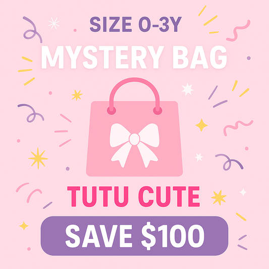 Mystery Bag ✨ "Tutu Cute" Toddler Girls (0-3Y) - 4 Pieces