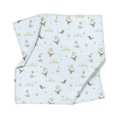 Load image into Gallery viewer, Whimsical whales - Organic Muslin Swaddle
