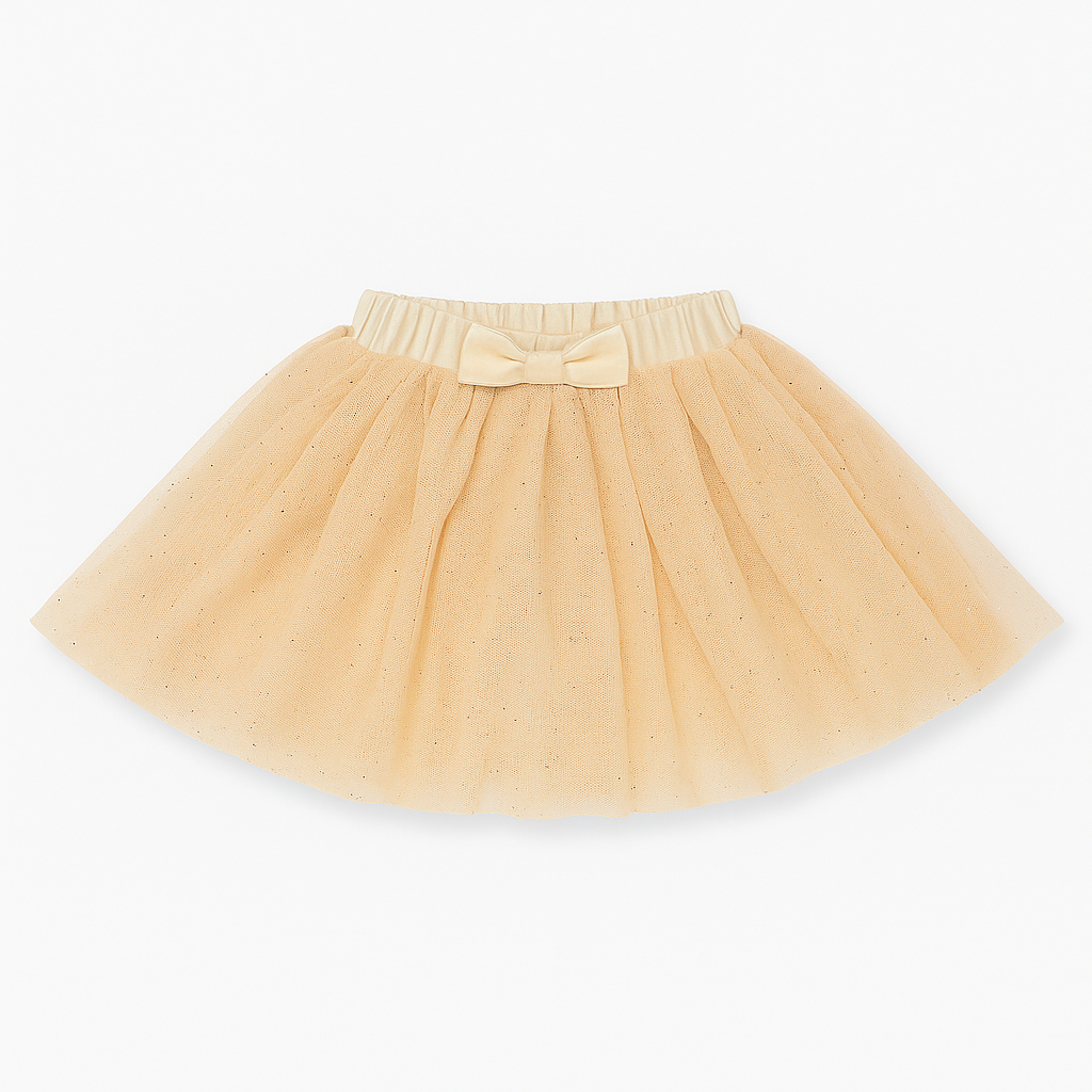 Sparkly Tulle Skirt - Gold