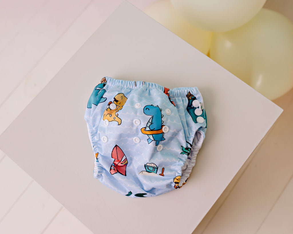 Reusable Swim Nappy - Beach Dino's