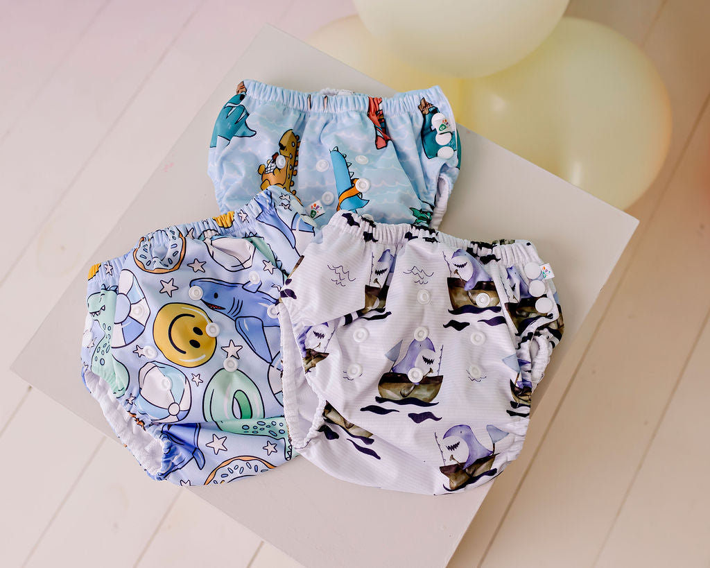 Reusable Swim Nappy - Beach Dino's