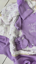Load and play video in Gallery viewer, "Isn't She Lovely" Knit Romper | Lilac
