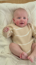 Load and play video in Gallery viewer, Tide Stripe Knit Romper

